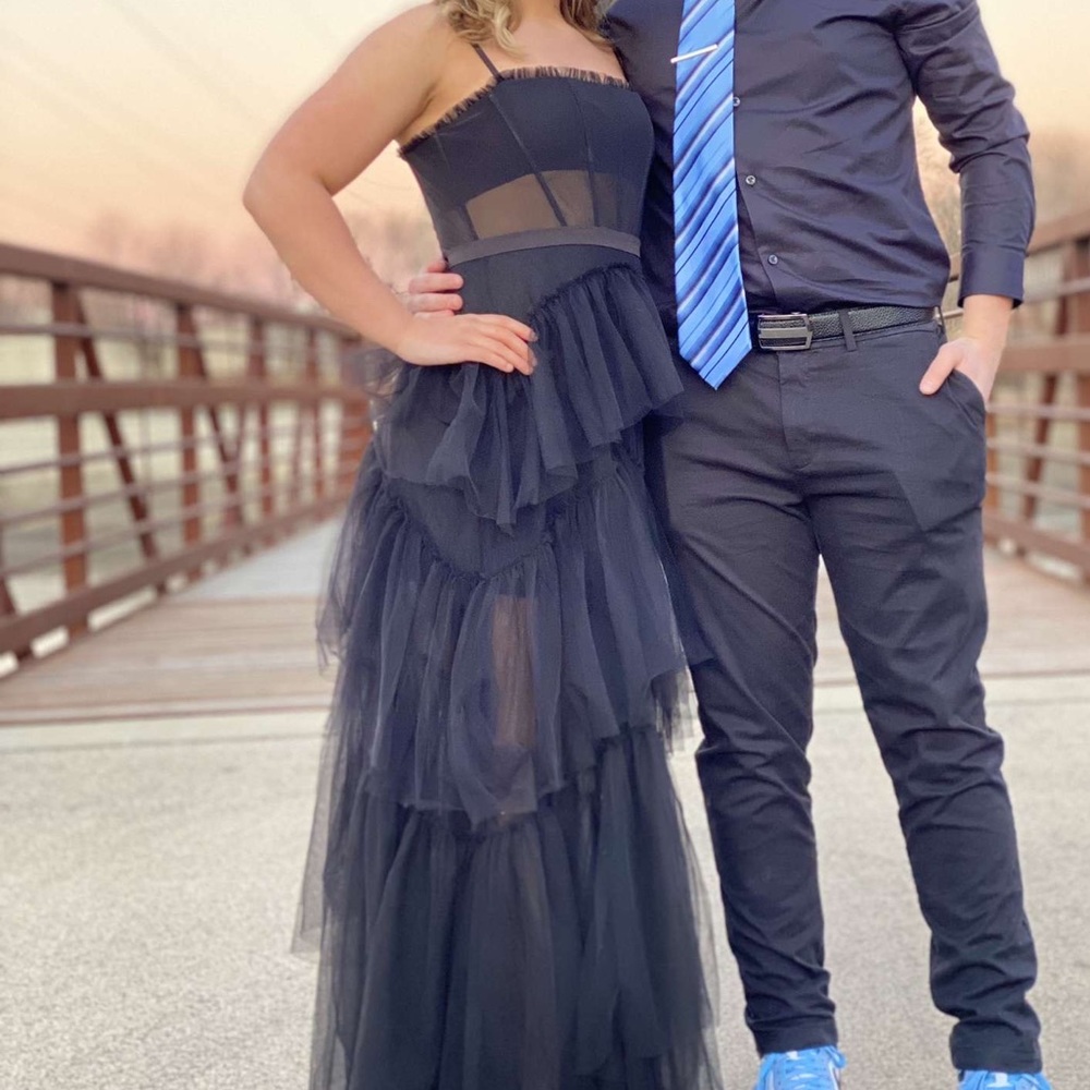 Tiered Prom Dress